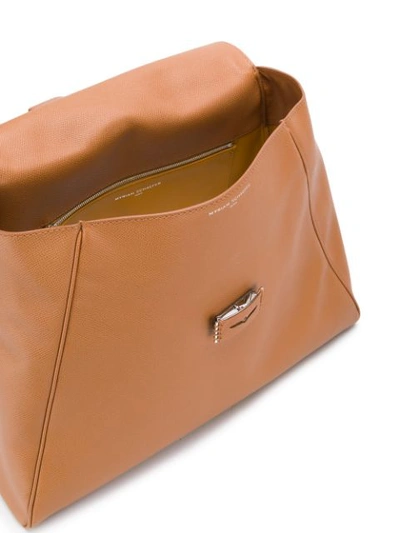 Shop Myriam Schaefer Byron Tote Bag In Brown