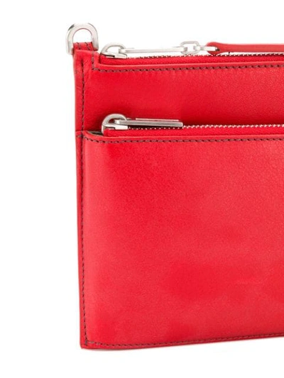 Shop Rick Owens Small Cross Body Bag In Red