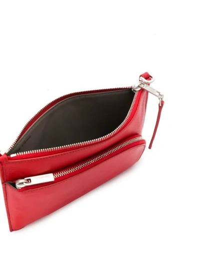 Shop Rick Owens Small Cross Body Bag In Red