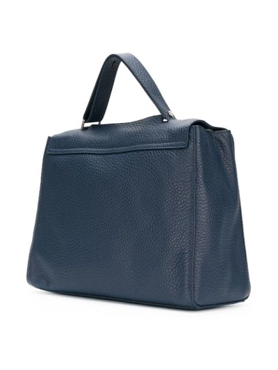 Shop Orciani Flap Tote - Blue