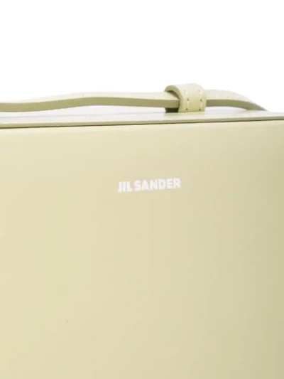 Shop Jil Sander Mini Case Bag In Green