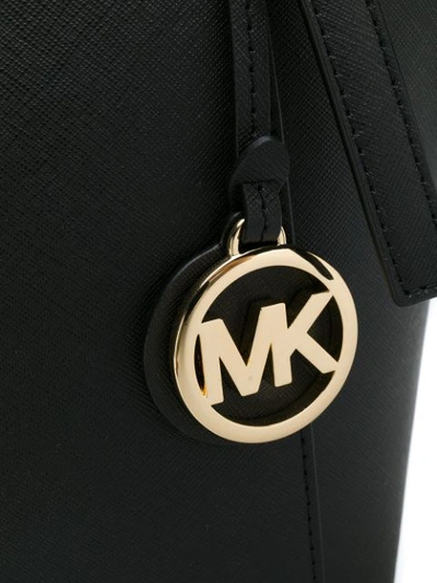 Shop Michael Michael Kors Voyager Tote Bag In Black
