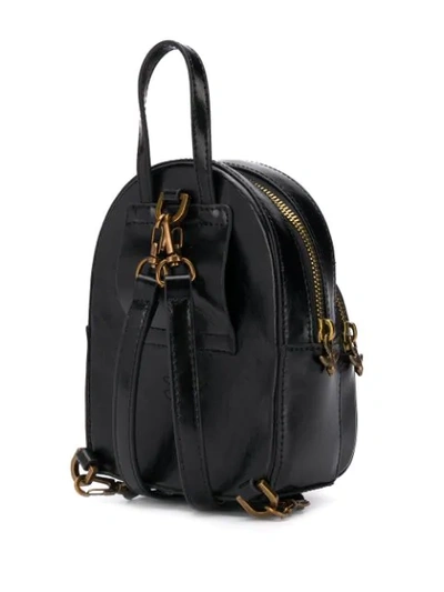 Shop Pinko Baby Studded Backpack In Black