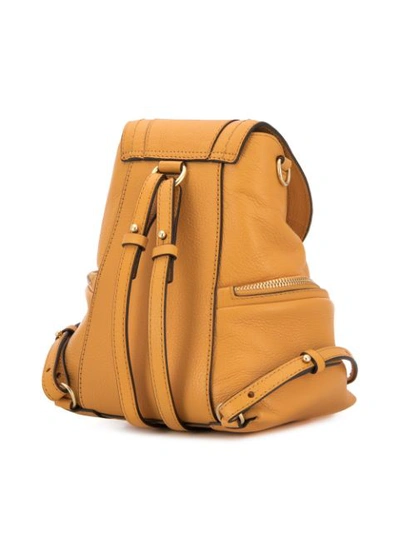 Shop See By Chloé Mini Backpack In Yellow