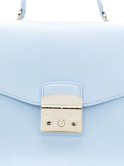 Shop Furla Metropolis Toe Bag - Blue