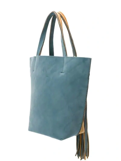 ALILA TWO-TONE TOTE BAG - 棕色