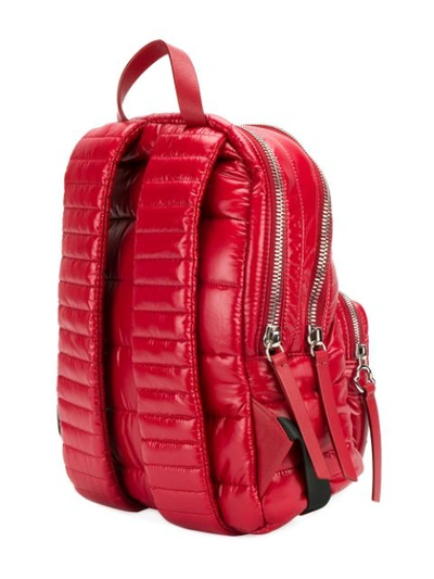 Shop Moncler Padded Backpack - Red