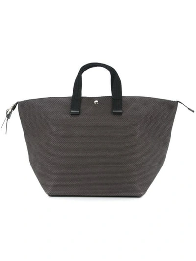 Shop Cabas Medium Bowler Bag In Grey