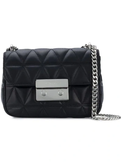 Shop Michael Michael Kors Kleine 'sloan' Schultertasche In Black