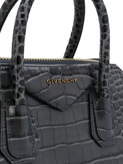 Shop Givenchy Antigona Tote Bag In Grey