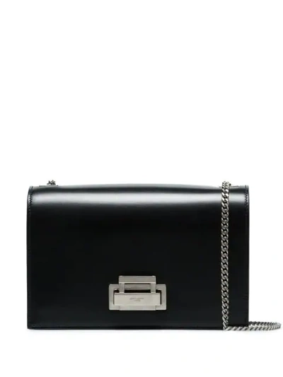 Shop Saint Laurent Metropolis Shoulder Bag In Black