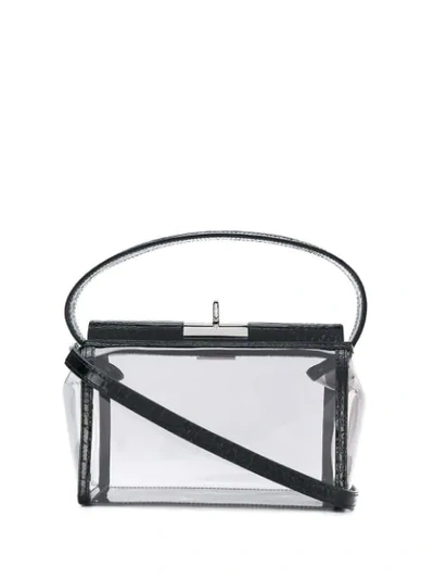 Shop Gu_de Transparent Box Bag In Black