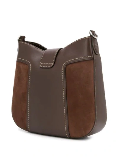 Shop Tod's Dote Shoulder Bag In Brown