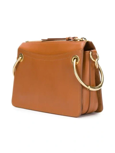 Shop Chloé Roy Small Bag In Brown