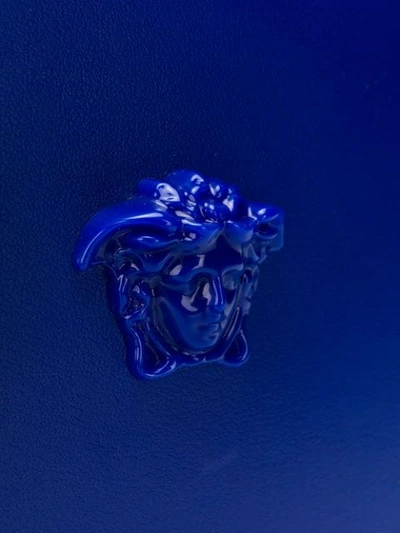 Shop Versace Small Medusa Clutch - Blue