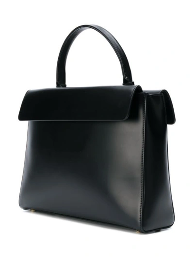 Shop Lanvin Square Crossbody Bag - Black