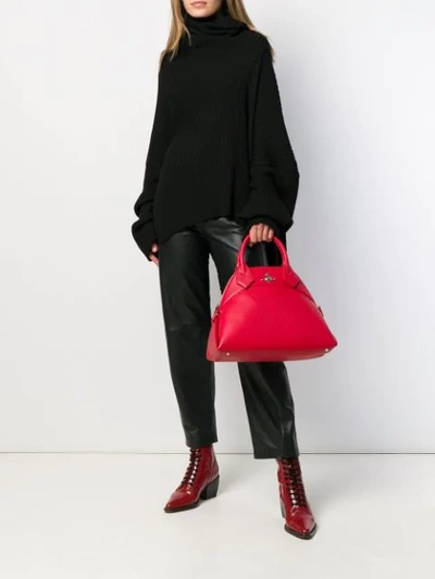 Shop Vivienne Westwood Windsor Handbag In Red