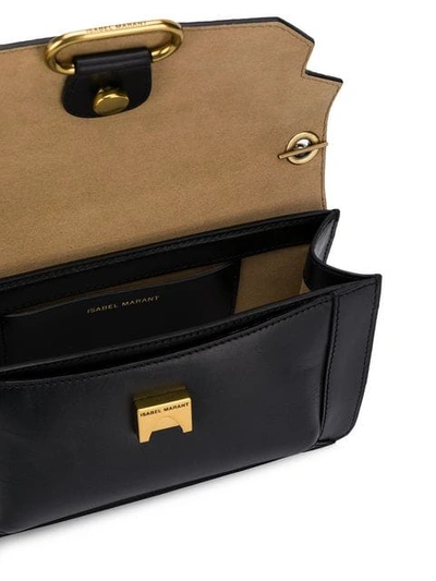 Shop Isabel Marant Skamy Lock Vintage Bag In Black
