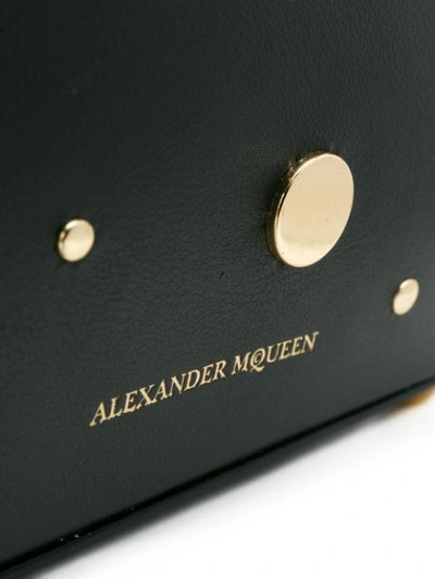 Shop Alexander Mcqueen Box Eyelet Bag In Black