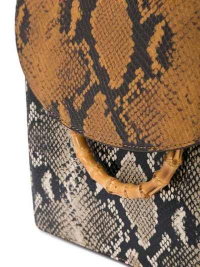 Shop Loeffler Randall Marla Square Shoulder Bag In Brown