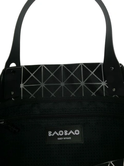 Shop Bao Bao Issey Miyake Geometric Design Tote In Neutrals