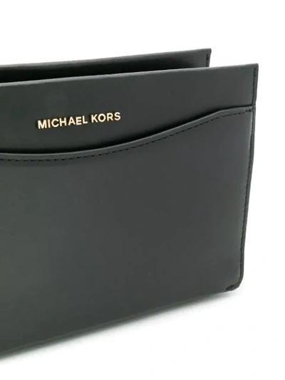 Shop Michael Michael Kors Jet Set Crossbody Bag In Black