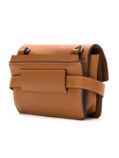 Shop Mara Mac Leather Crossbody Bag - Brown