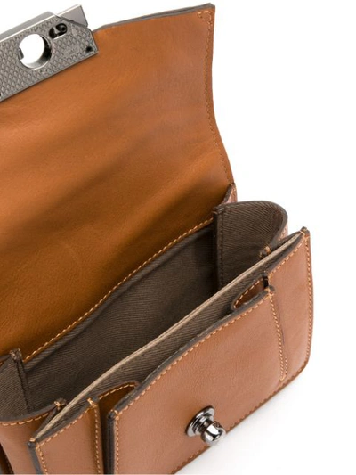 Shop Mara Mac Leather Crossbody Bag - Brown