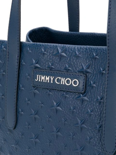 Shop Jimmy Choo Sofia/m Tote - Blue