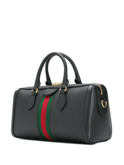 Shop Gucci Medium Ophidia Tote In Black