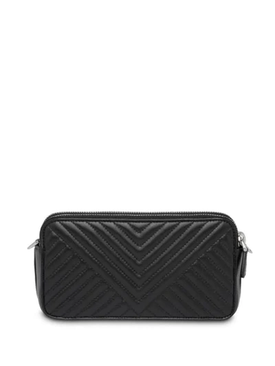 Shop Prada Mini Shoulder Bag In Black