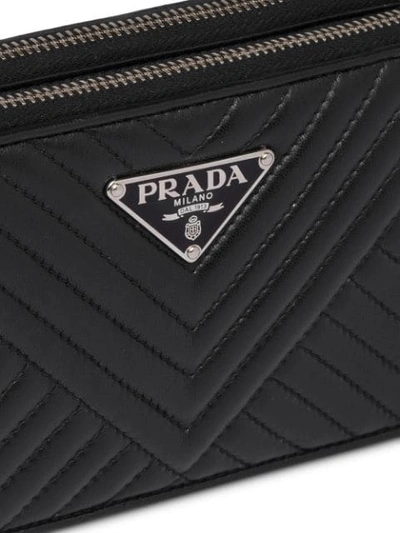 Shop Prada Mini Shoulder Bag In Black