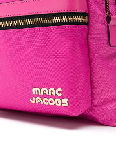 Shop Marc Jacobs Trek Pack Backpack In 657 Vivid Pink