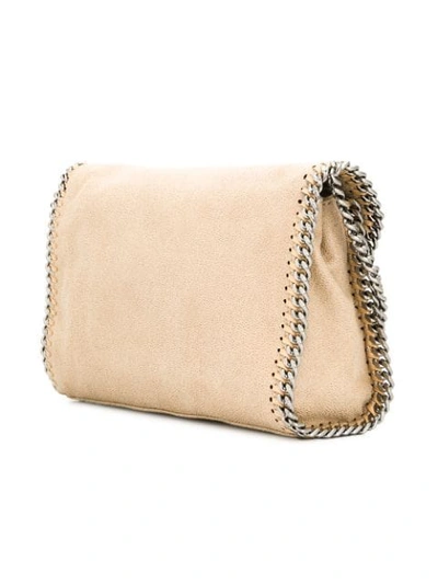 Shop Stella Mccartney Falabella Shoulder Bag In Neutrals