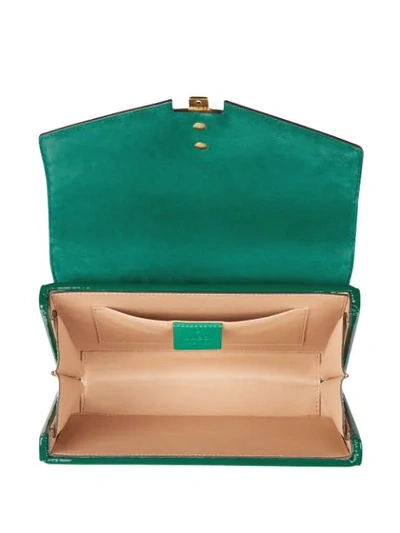 Shop Gucci Sylvie 1969 Mini Shoulder Bag In Green