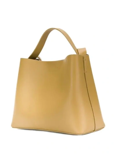 Shop Aesther Ekme Mini Sac Handbag In Yellow