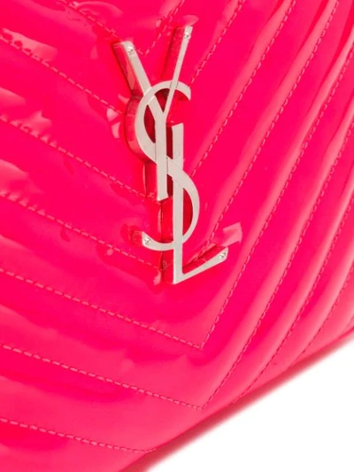Shop Saint Laurent Lou Crossbody Camera Bag In Pink