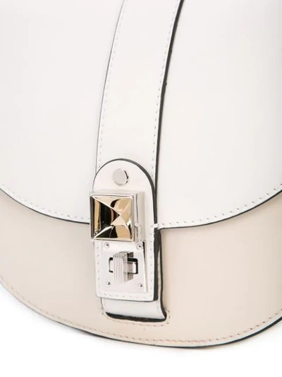 Shop Proenza Schouler Ps11 Medium Saddle Bag In White