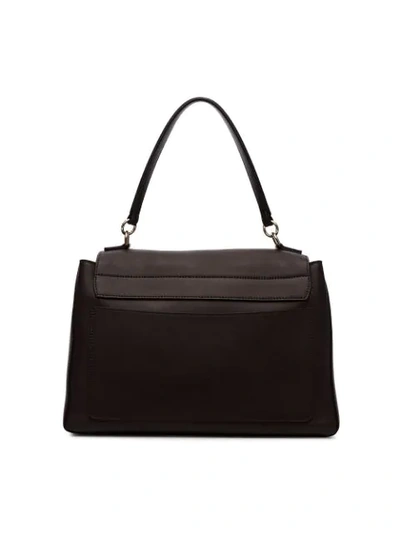 Shop Chloé Brown Faye Day Leather Shoulder Bag