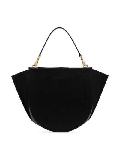 Shop Wandler Large Hortensia Bag In Black