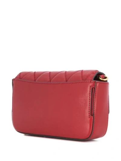 Shop Givenchy Gv3 Quilted Crossbody Bag In Red