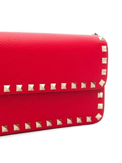 Shop Valentino Rockstud Cross-body Bag In Red