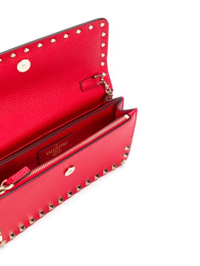 Shop Valentino Rockstud Cross-body Bag In Red