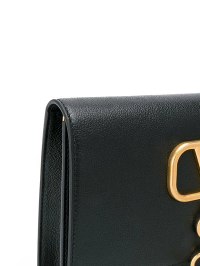 Shop Valentino Small Vcase Crossbody Bag In Black