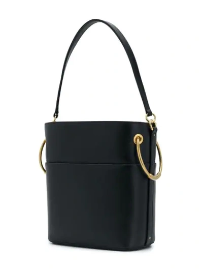 Shop Chloé Small Roy Bucket Bag In Black