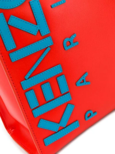 Shop Kenzo Handtasche In Colour-block-optik In Red