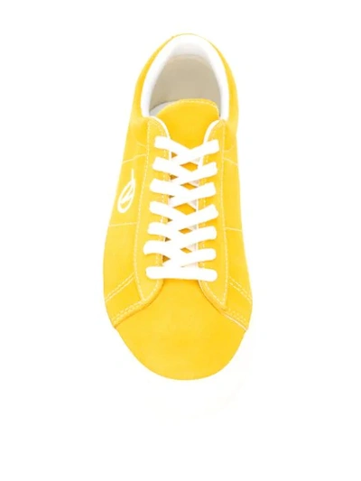 Shop Vans Sid Sneakers In Yellow