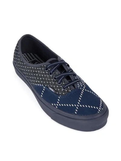 Shop Vans X Fdmtl Lace-up Sneakers - Blue