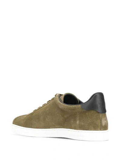 Shop Mr & Mrs Italy Logo Low-top Sneakers In Green