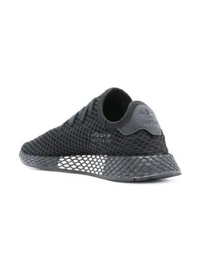 Shop Adidas Originals Deerupt Runner Sneakers In Black